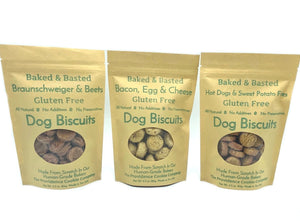 Savory Trio Gluten Free Gourmet Dog Biscuits