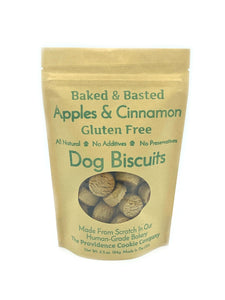 Apples & Cinnamon Gluten Free Gourmet Dog Biscuits