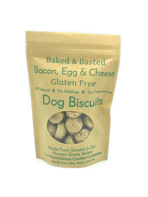 Bacon, Egg & Cheese Gluten Free Gourmet Dog Biscuits
