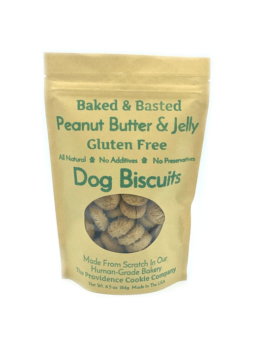 Peanut Butter & Jelly Gluten Free Gourmet Dog Biscuits